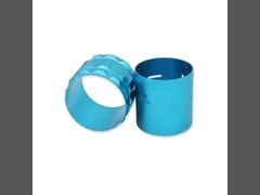 Partes metálicas CNC de alumínio - acabamento anodizado, usinagem CNC de 5 eixos, certificado SGS e ROHS