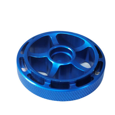 Bom preço Peças de alumínio anodizado azul, serviço de usinagem de precisão CNC personalizado on-line